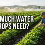 How much water do crops need image
