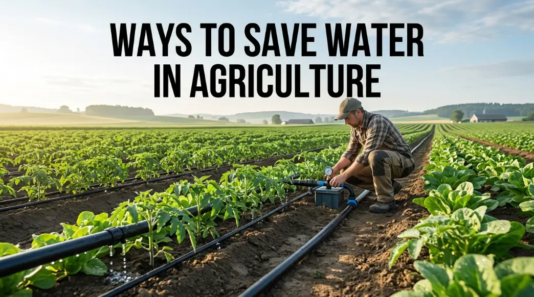 Proven ways to save water in agriculture image