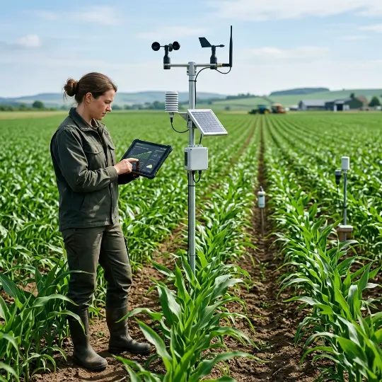 Growing Degree Days calculation, heat unit accumulation, and physiological crop tracking