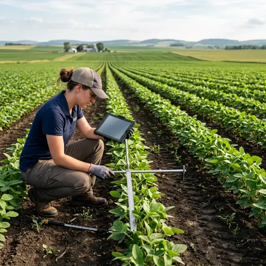 Plant population calculation, seed spacing calibration, and agronomic stand density